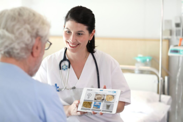 Increase patient safety by displaying personalised menu options