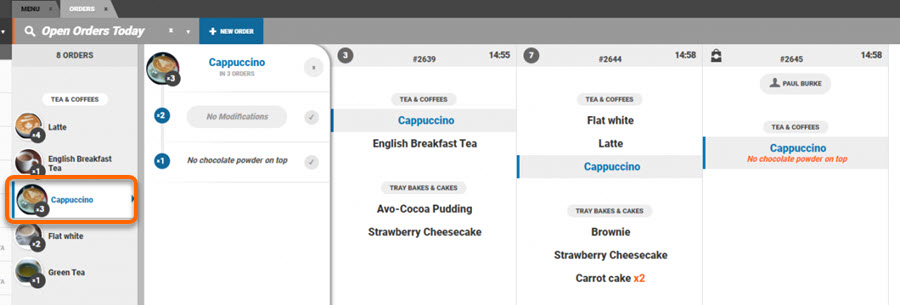 Meal Ordering (Clinical Setting)