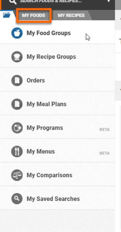 Adding an Individual Food to the Database
