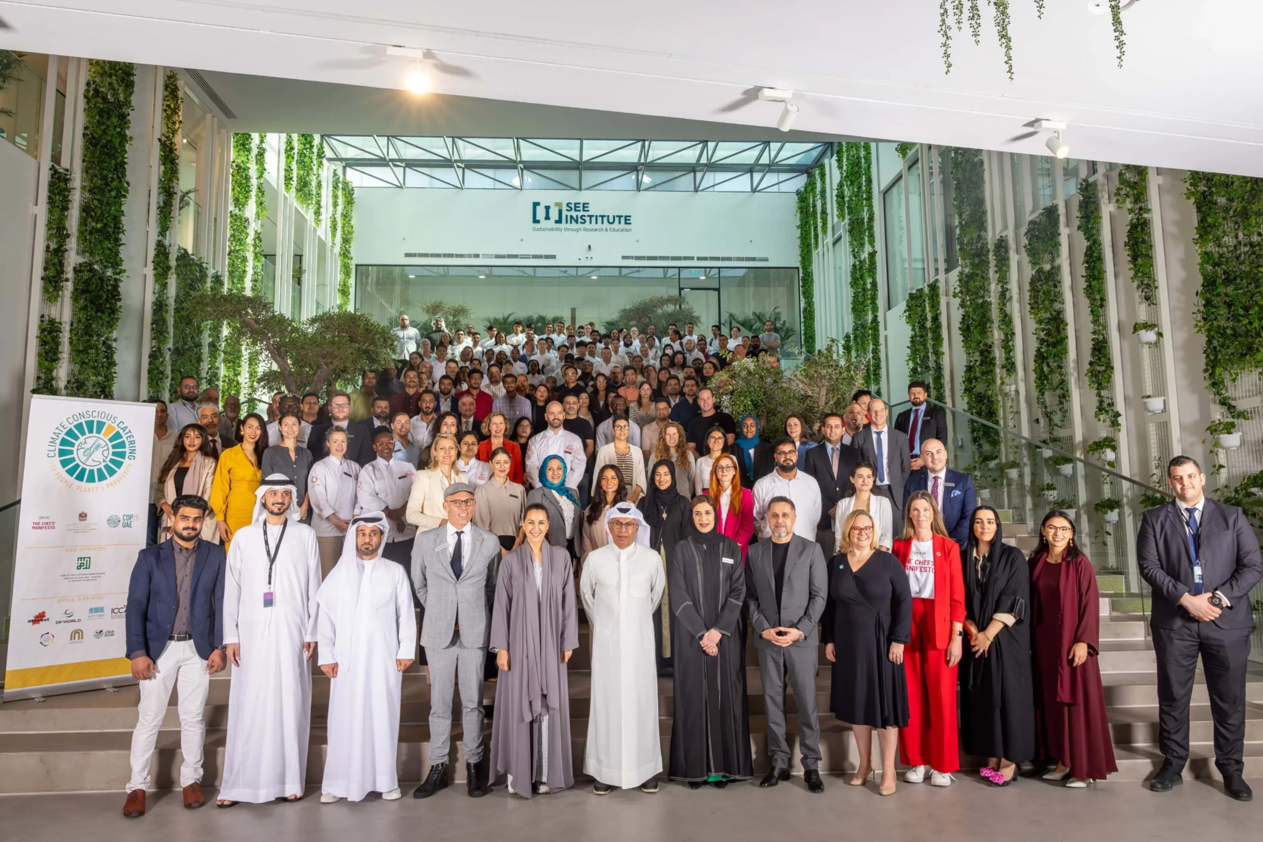 image of a group of people standing posing for a picture as a group