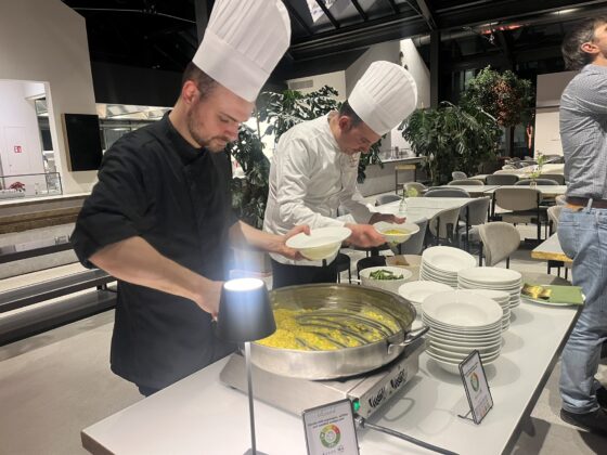 chefs cooking food